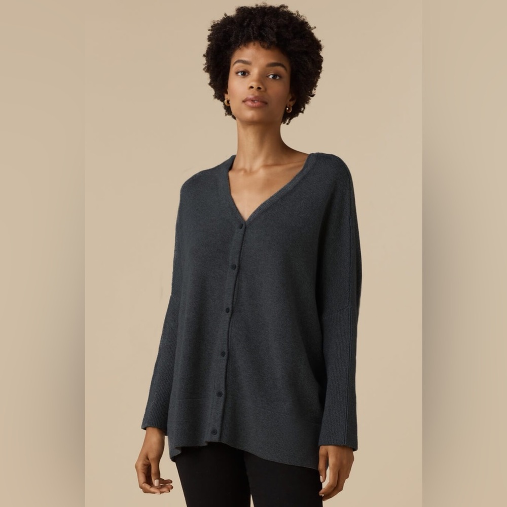 NWT VETTA Capsule The V-Neck Oversized Sweater